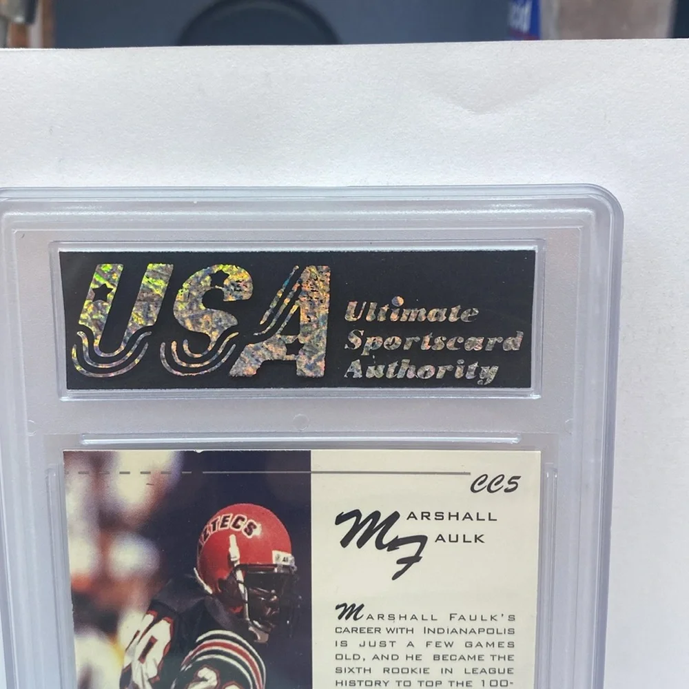 1994 Classic Assets Marshall Faulk San Diego State #CC5 (MISC15) - Picture 6 of 6